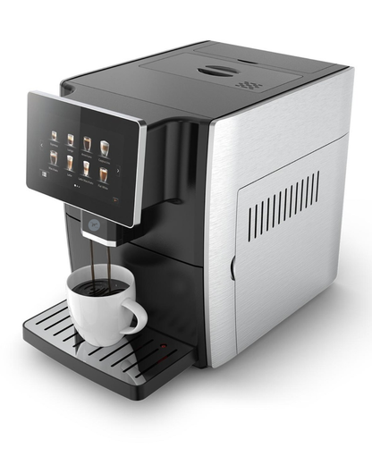 Touch screen coffee machine