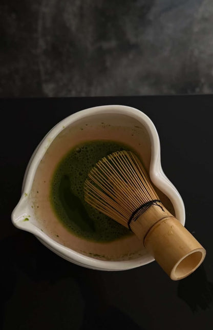 Heart shaped matcha set